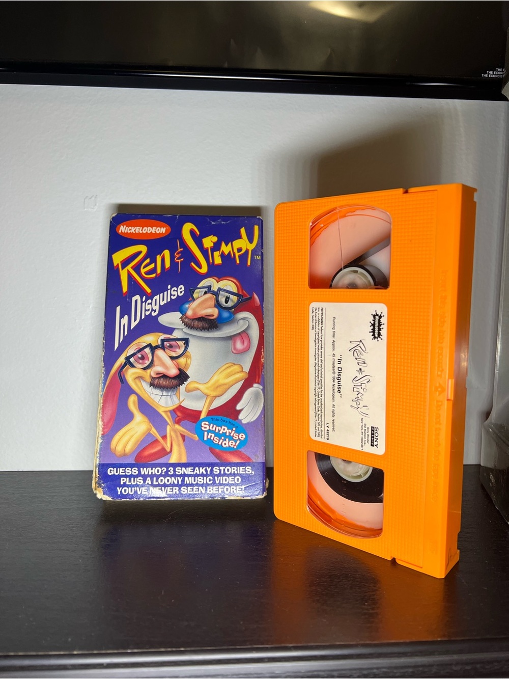 Vintage 1994 Ren And Stimpy In Disguise Animated VHS Nickelodeon Sony Wonder